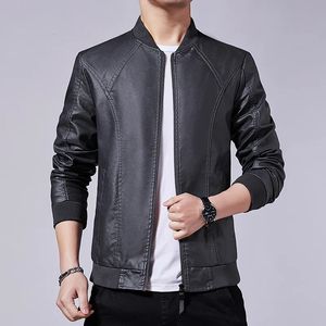 Men's Leather Faux Thickened Street Zipper Multipocket Outdoor Quality Coat Jacket 230927