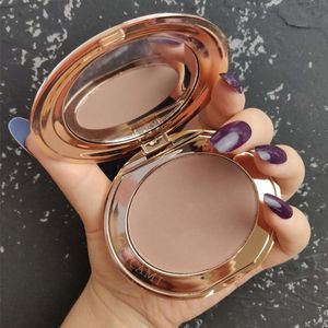 Concealer pressad skuggning bronzer pulver 2 färger mörk ang lätt ansikte konturering pulverpalett hårfäste skuggpulver makeupverktyg 230926