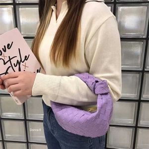 Bag Korean Jodie Spring/summer Lacquer Leather Woven Cloud Handbag Casual Versatile Shoulder Knotted Handbag