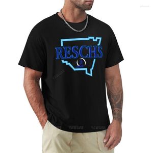 Canotte da uomo Reschs NSW Surfer T-shirt corta tinta unita oversize Camicie alte da uomo in cotone nero da uomo estivo