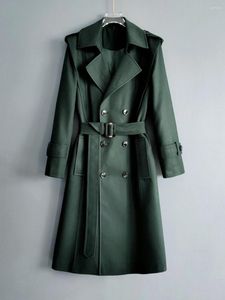 남자 트렌치 코트 패션 패션 긴 바람개비기 플러스 크기 가을 레트로 느슨한 방수 슬리브 재킷 남성 캐주얼 아웃복