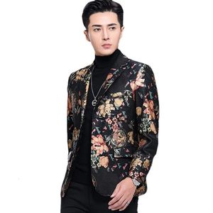 Men's Leather Faux Natural Genuine Haining Clothes Suit Jacket Sheepskin Printed Single Spring Autumn Fashion 230927