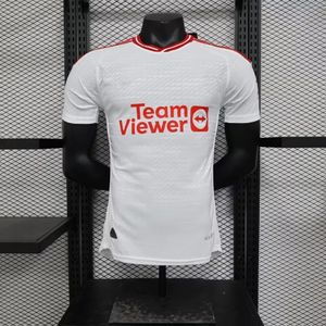 Vendita calda 2023/2024 Versione giocatore maglia Ma-nUnited maglia da calcio terza trasferta 1:1 Qualità tailandese Taglia S-XXL