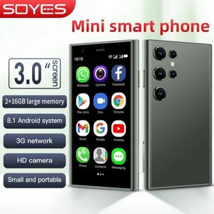 Оригинальные мини-смартфоны SOYES S23 Pro, Android 8,1, две SIM-карты, 3,0 дюйма, HD, 1000 мАч, аккумулятор, Wi-Fi, Bluetooth, 3G, небольшой мобильный телефон, 2 ГБ + 16 ГБ