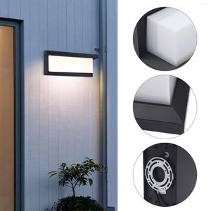Lâmpadas pendentes 18W Modern Exterior LED Wall Light Outdoor Porch Sconce Fixture Waterproof
