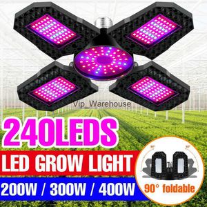 Luzes de cultivo Lâmpada de espectro completo E27 LED Lâmpada de cultivo para plantas 200W 300W 400W Phyto Lamp 85-265V Phytolamp LED Hidroponia Grow Lighting 2835 YQ230926 YQ230926