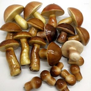 Fiori decorativi Simulazione Modello alimentare Schiuma finta Funghi Verdure Piatti Puntelli Po Divertente Pleurotus Ostreatus Decorazioni da tavola Espositore per negozi