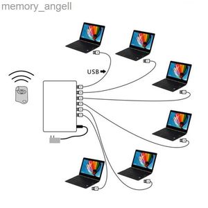 Systemy alarmowe 6 portów bezpieczeństwa Laptopa System wyświetlania alarmowego dla notebooka komputer antykradzieżowy alarm włamywalny dla sklepu detalicznego z pilotem YQ230927