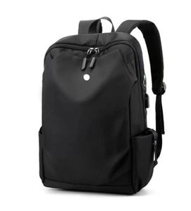 LL Backpack Yoga Backpacks Mochilas Laptop Viagens ao ar livre Bolsas esportivas à prova d'água Escola Teenager Black Grey