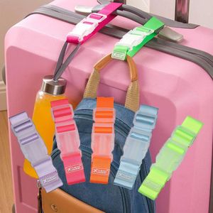 Accessori per parti di borse Cinghie per bagagli regolabili Accessori per bagagli in nylon Cinghie con fibbia sospese Cinghie per borse per valigie Ganci per cintura da viaggio 230926