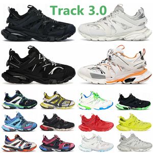 Luxusmarkendesigner Balencaigaities Designer Damen Herrenschuhe Track 3 3.0 Sneakers Luxustrainer Triple Black White Pink Blue Orange