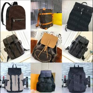 Designer väskor ryggsäck Josh äkta läder Christopher Back Pack Steamer för män Kvinnor Handväskor mjuk bagageutrymme axel trio handväska handväska korsbod