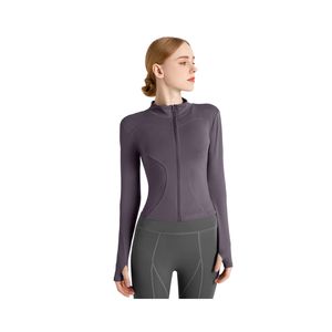 2023 Yoga-Jacke, Sport, schnell trocknend, Activewear, Damen-Define-Workout-Sportmantel, Oberteil, solides Sweatshirt mit Reißverschluss, Sportbekleidung, heißer Verkauf, Fitnessjacke, Größe S/M/L/XL/XXL