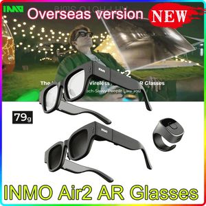 VR AR Accessorise INMO Air2 Wireless AR Óculos Inteligentes Suporte Tela Touch Ring Controle de Voz HD Ver Vídeo de Tradução em Tempo Real 230927