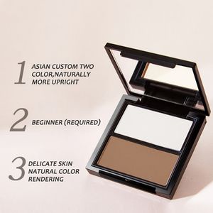 Corretivo 4 cores Matte Contour Adesivo Shimmer Pó Highlighters Bronzers Nariz Sombra Impermeável À Prova de Suor Rosto Maquiagem Cosméticos 230926