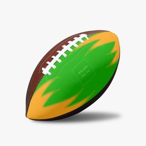 Benutzerdefinierte American Football DIY Rugby Nummer neun Outdoor-Sport Rugby-Match-Team-Ausrüstung Championship Rugby Federation DKL2-18