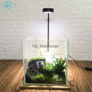 Grow Lights Dimble 5W USB Gooseneck LED-växtlandskapslampor Svart Led Aquarium-belysning 6000K Aquatic Plant Lights Eco-Bottle Lights YQ230926 YQ230926