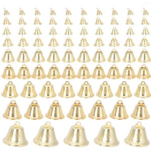 Party Supplies Small Bell Accessories Hanging Taggar Metal Pendant Xmas Tree Ornament Decors Christmas Mini