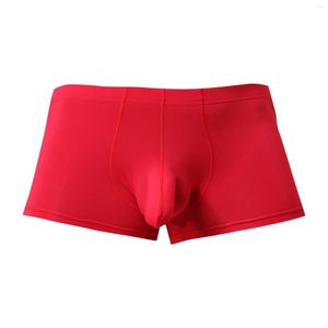 Cuecas de verão masculinas sexy sólido elefante nariz confortável roupa interior boxer calças homens briefs deslizamentos cueca masculina calcinha masculina