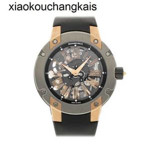 RichasMills Watch Milles ZF Factory Movimento Automático Tourbillon Relógios de pulso Swiss Made Rm033 Extra Flat Auto Titanium Men Rm033 Amti SeaHBNM