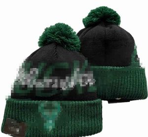 Bucks Beanies North American Basketball Team Side Patch Winter Wool Sport Knit Hat Skalle Caps A0