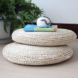 Yastık Straw s Buddha İbadet Kalın el dokuma çim yoga futon defne pencere tatami