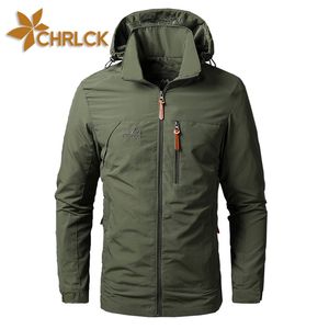 Outdoor Jackets Hoodies CHRLCK Mens Waterproof Hiking Breathable Windproof Camping Climbing Trekking Coat Sports Windbreaker Male 230926