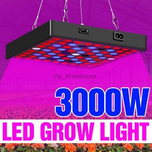 Grow Lights 3000W Indoor 220V LED Grow Lights Phyaolampy för växt LED -panel Bombilla Plant frön glödlampor Hydroponics Lampara Growth Tent 2000W YQ230927