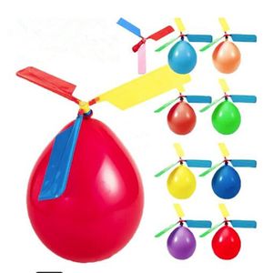 Easter Helicopter Balloon Funny Portable Outdoor Playing Toy Birthday Party Supplies Flying Balloon Wholesale Kids Gift GC2340