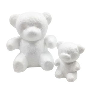 15 10cm Modelling Polystyrene Styrofoam Foam Bear Model Handmade Material Diy Bear Christmas Party Decoration Supplies Gifts194o