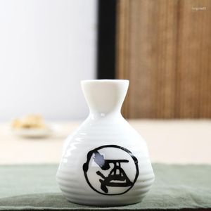Hip Flasks Ceramic Wine Pot Splitter White Porcelain Pouring