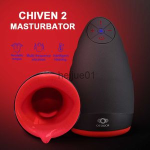 Masturbators Man Mastrubator Automatic Sucking Male Machine Oral Vaginal Penis Vibrator Sex Toy for Men Masturbation Cup Blowjobs Machine x0926