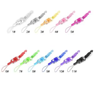 Detachable Cell Phone Strap Neck Lanyard Braided Nylon Hang Rope for Mobile Phone Badge Camera Mp3 USB ID Cards ZZ