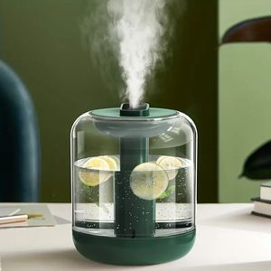 Humidifiers For Bedroom, 1L Cool Mist Humidifiers, Transparent Tank, LED Night Light, 2 Mist Mode, 2000mAh Battery Operated Humidifier, Quiet Air Humidifier