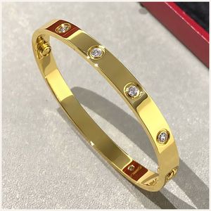Gold-Armband-Diamant-Armbänder-Designer-Armreif-Armbänder für Mann-Armband-Armbänder-Herren-Armband Pulsera Hombre Bracciale Uomo Bracciali Braccialetto Pulseras