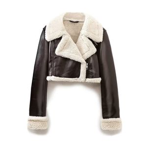 Fashion Winter Jackets for Women 2023 Double-sided Short Fur Coat Female Turndown Collar Warm Thick Jacket New Outerwear