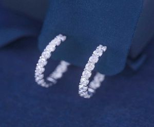 여성 결혼 선물을위한 반짝이는 다이아몬드가있는 ko 보석 라운드 모양 드롭 이어링 스탬프 ps86648478027