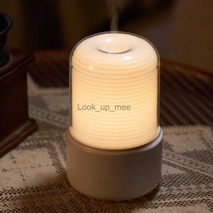 Humidifiers 120ML Ultrasonic Air Humidifier Electric Aroma Diffuser Minimalism USB Mini Humidifier Smell Distributor Relax Desk Night Light YQ230927