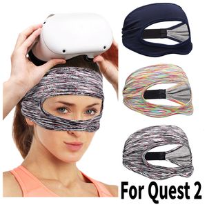 VR AR Accessorise For Meta Oculus Quest 2 Accessories VR Eye Mask Cover Breathable Sweat Band Virtual Reality Headset Pico 4 PSVR2 230927
