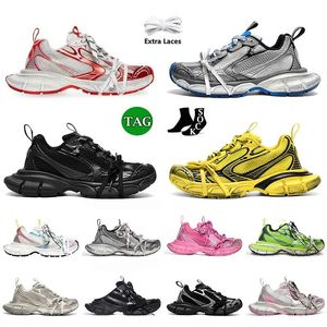 With box Tracks 3XL Designer Casual Shoes Women Mens Runners Sneakers Pink Multicolor Blue Yellow Triple Black Rose Mesh Loafers Luxury Sports Trainers