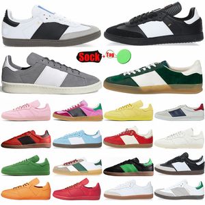 Designer casual skor för män kvinnor läder randig platt klassisk skate sportsneakers mode mens tränare