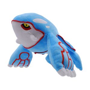37cm büyük boy mavi deniz canavarı peluş oyuncaklar anime oyun hayranları hediye doldurulmuş peluş oyuncaklar