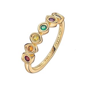 Ring Designer Women Pandorara Oryginalna wysokiej jakości biżuteria estetyczna Kamienie Kamienie Pierścionki dla kobiet mężczyzn Piekłe zestawy pierścionków z pudełkiem urodzinowe 160779C01