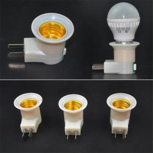factory Supply plug with switch E27 wall screw lamp holder, plastic light holders special offer batch conversion LL