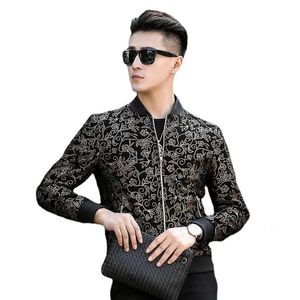 Men's Leather Faux Natural Genuine Sheepskin Printed Jacket Baseball Uniform Motorcycle Spring and Autumn Single Fashion 230927