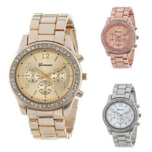 Genf Klassische Luxus Strass Uhr Frauen Uhren Mode Damen Uhr frauen Uhren Uhr Reloj Mujer Relogio feminino3129