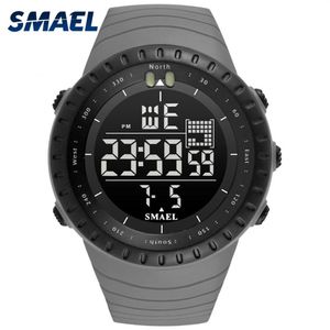 SMAEL Gloednieuwe Elektronica Horloge Analoog Quartz Horloge Horloge 50 Meter Waterdicht Alarm Heren Horloges kol saati 1237285k