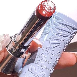 Lipstick Flower Knows Swan Ballet Solid Lip Glaze Mirror Maquillaje Profesional Lipgloss Moisturizing Korean 230927