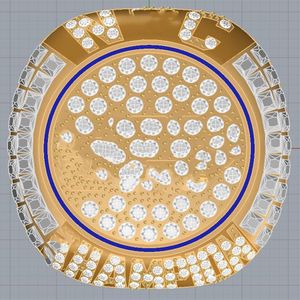 Anello di gioielleria personalizzato con replica al 100% dell'anello del campionato di gioco della palla310Y