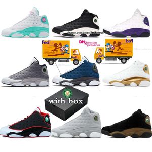 Buty golfowe Męskie projektant 13 Sneakers Czerwony październik Nowe buty Kobiety Black White Panda Stolone Scheme Mandarin Ducks Playoffs Shock